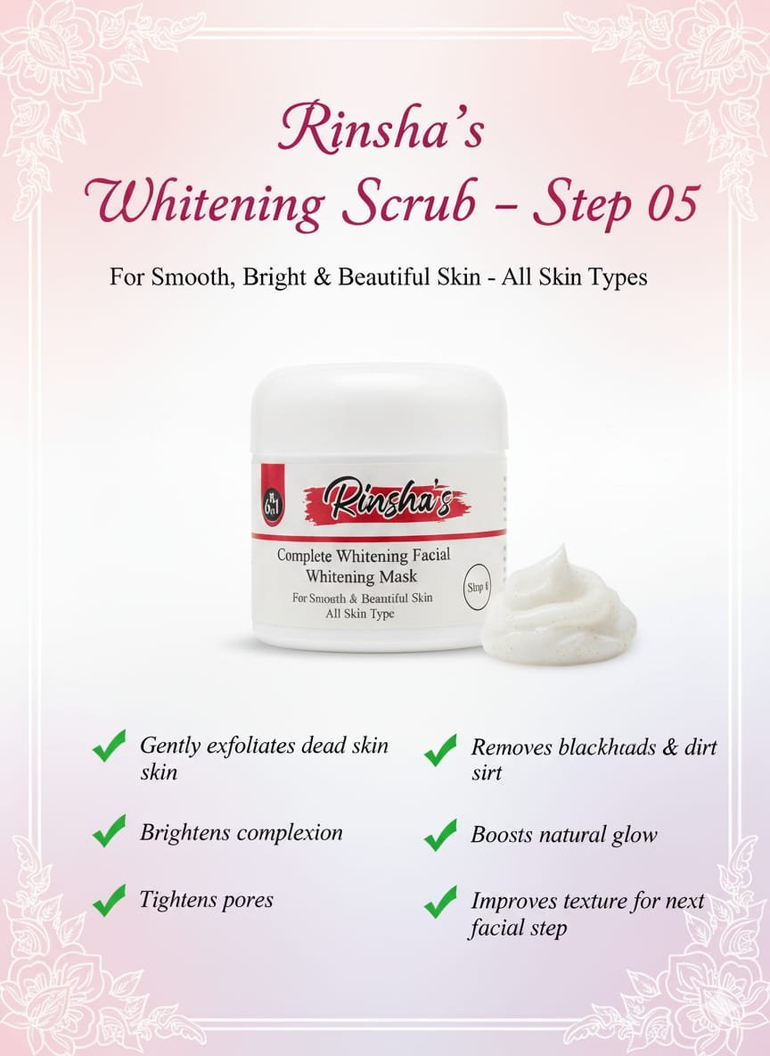 rinsha’s 6 in 1 complete whitening facial kit – vitamin e & retinol | family facial kit for glowing & fair skin rinsha’s 6 in 1 complete whitening facial kit – vitamin e & retinol | family facial kit for glowing & fair skin