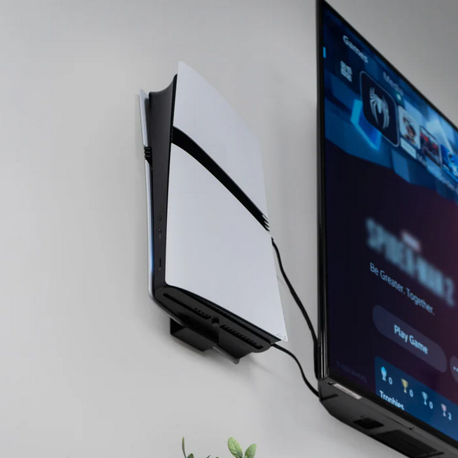ps5 slim ps5 pro wallmount steel mount wall holder bracket for ps5 original and ps5 slim/pro ps5 slim ps5 pro wallmount steel mount wall holder bracket for ps5 original and ps5 slim/pro