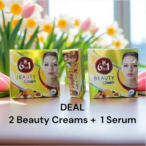6in1 rinsha 2 beauty creams & 1 whitening serum 6in1 rinsha 2 beauty creams & 1 whitening serum