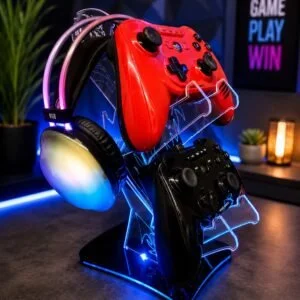2 controller & 1 headphone dragon stand